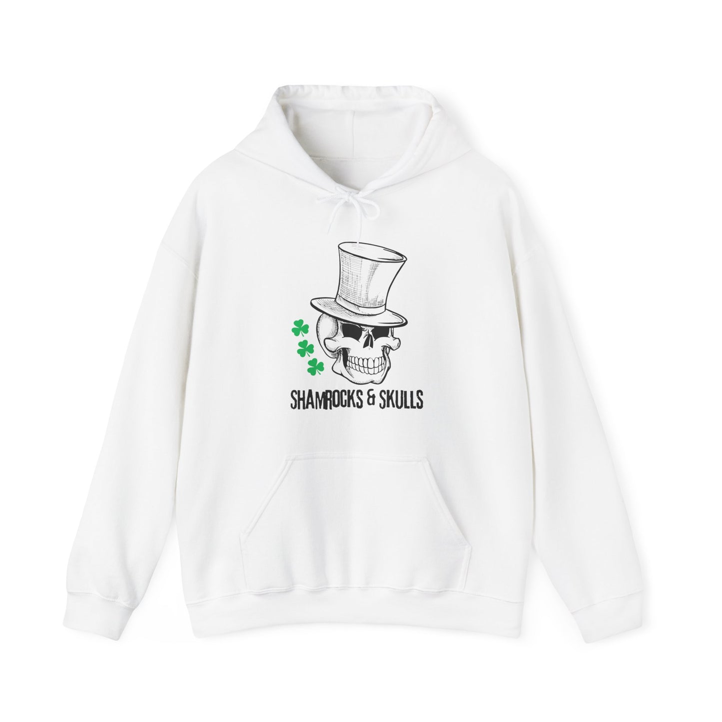 Green Shamrocks Logo Hoodie