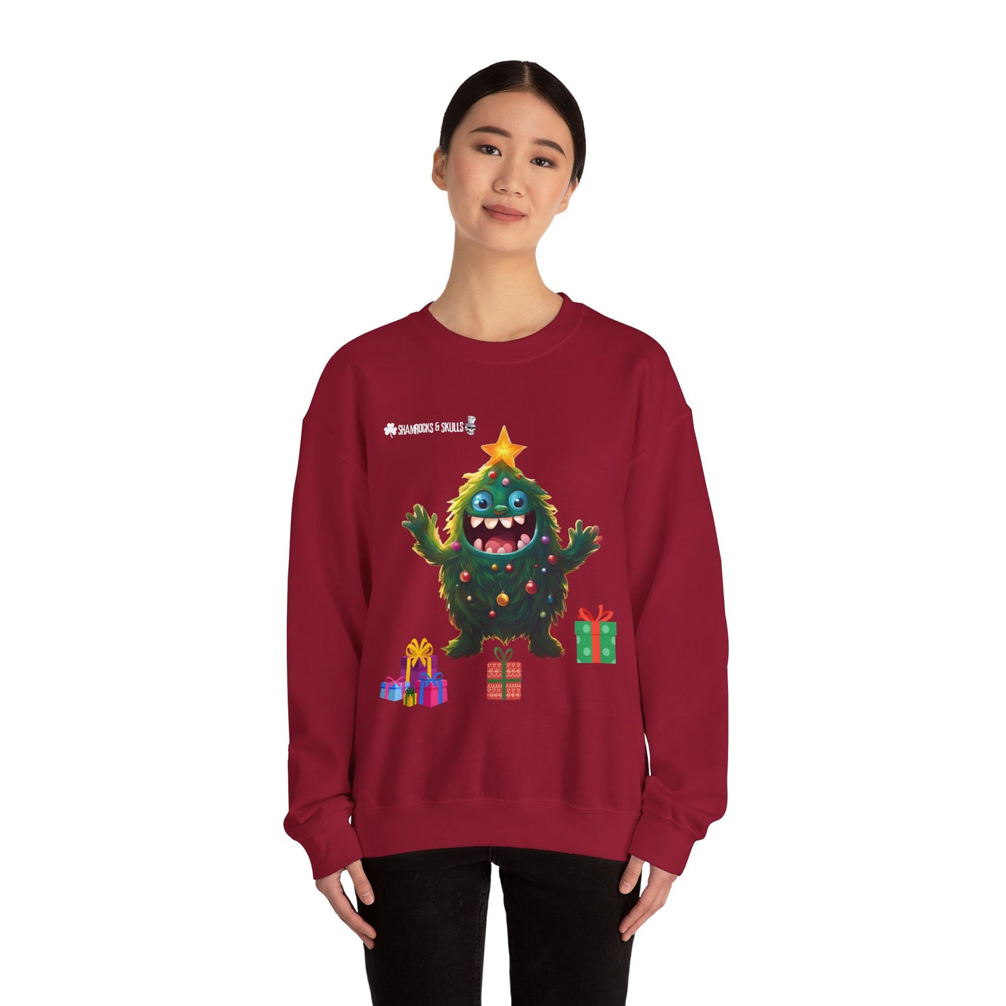 Christmas Tree Monster Sweatshirt