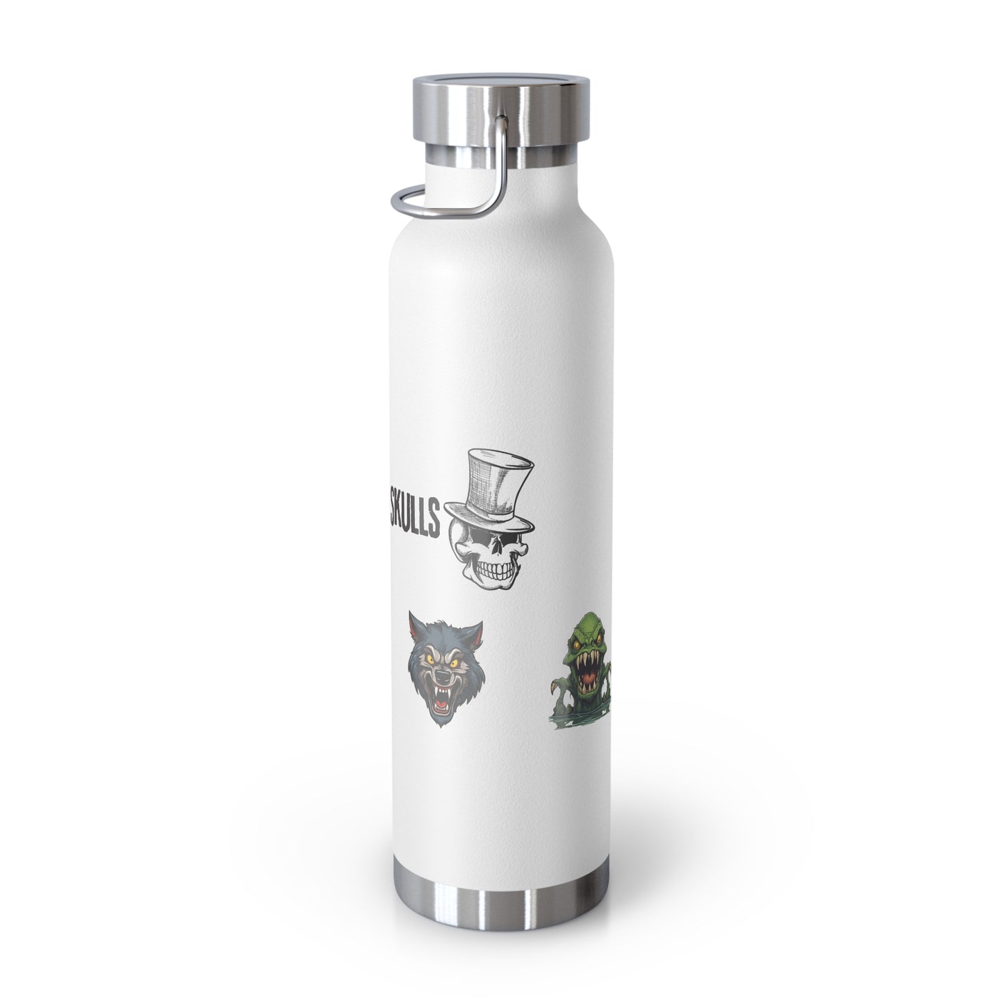 Shamrocks and Skulls Insulated Bottle, 22oz