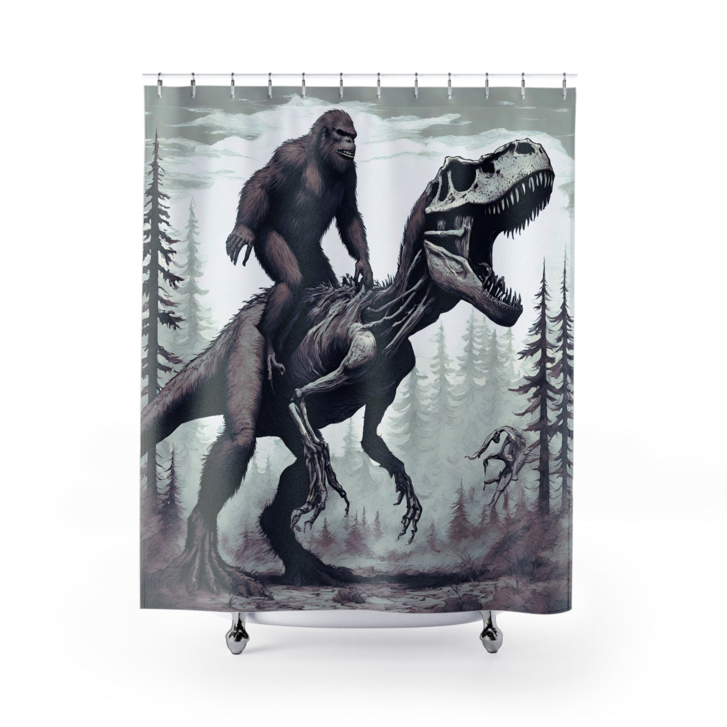 Biggie & Rex Shower Curtain