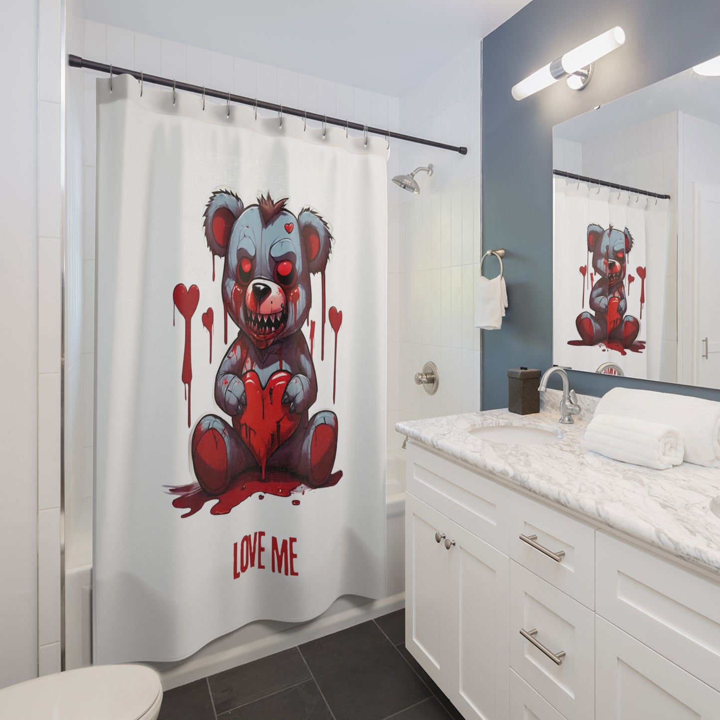 Unhinged Love Shower Curtain