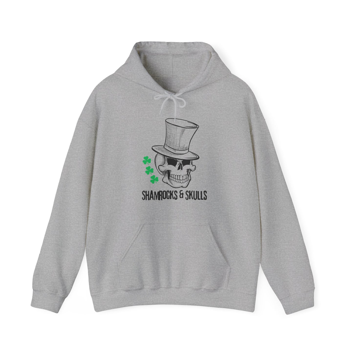 Green Shamrocks Logo Hoodie