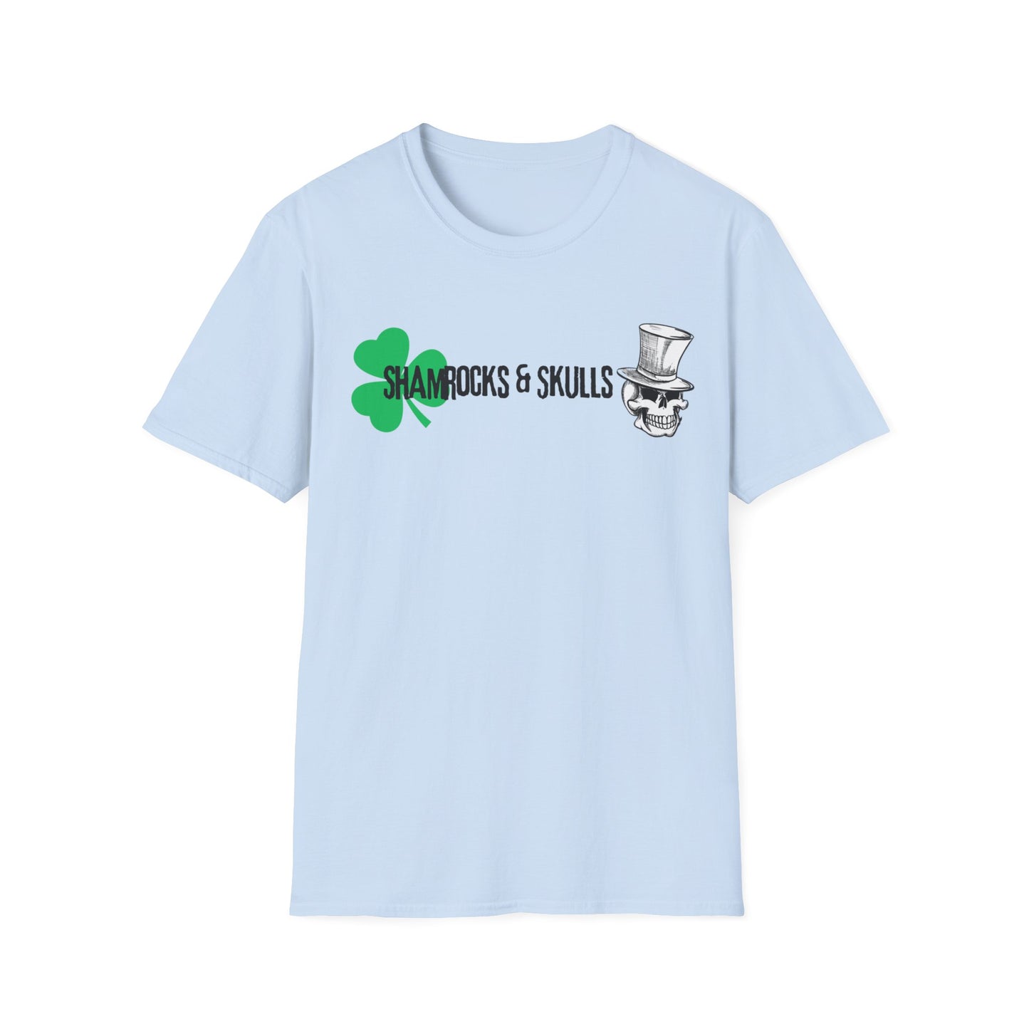 Shamrocks and Skulls Long Logo