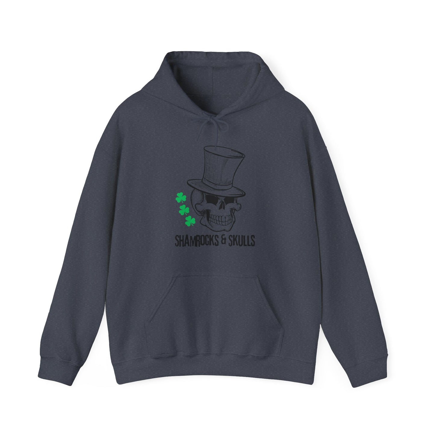 Green Shamrocks Logo Hoodie