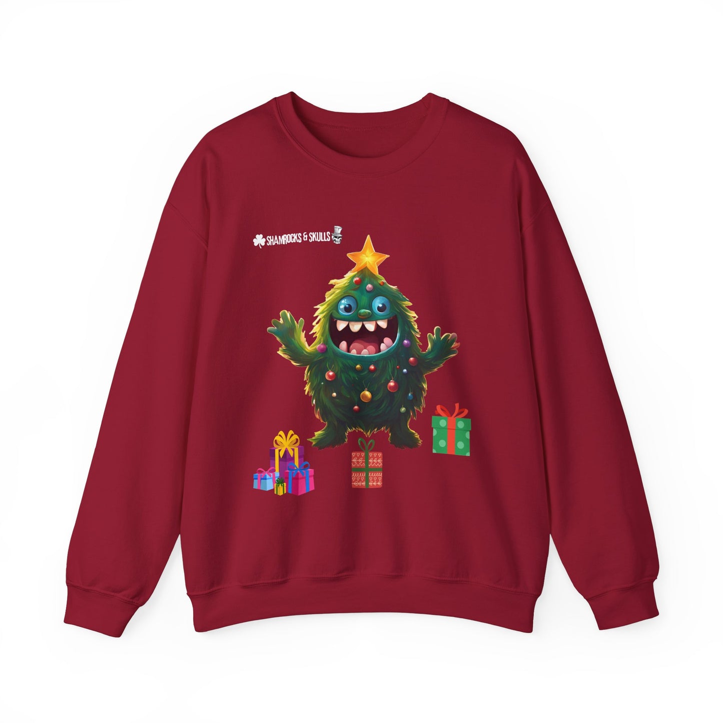 Christmas Tree Monster Sweatshirt