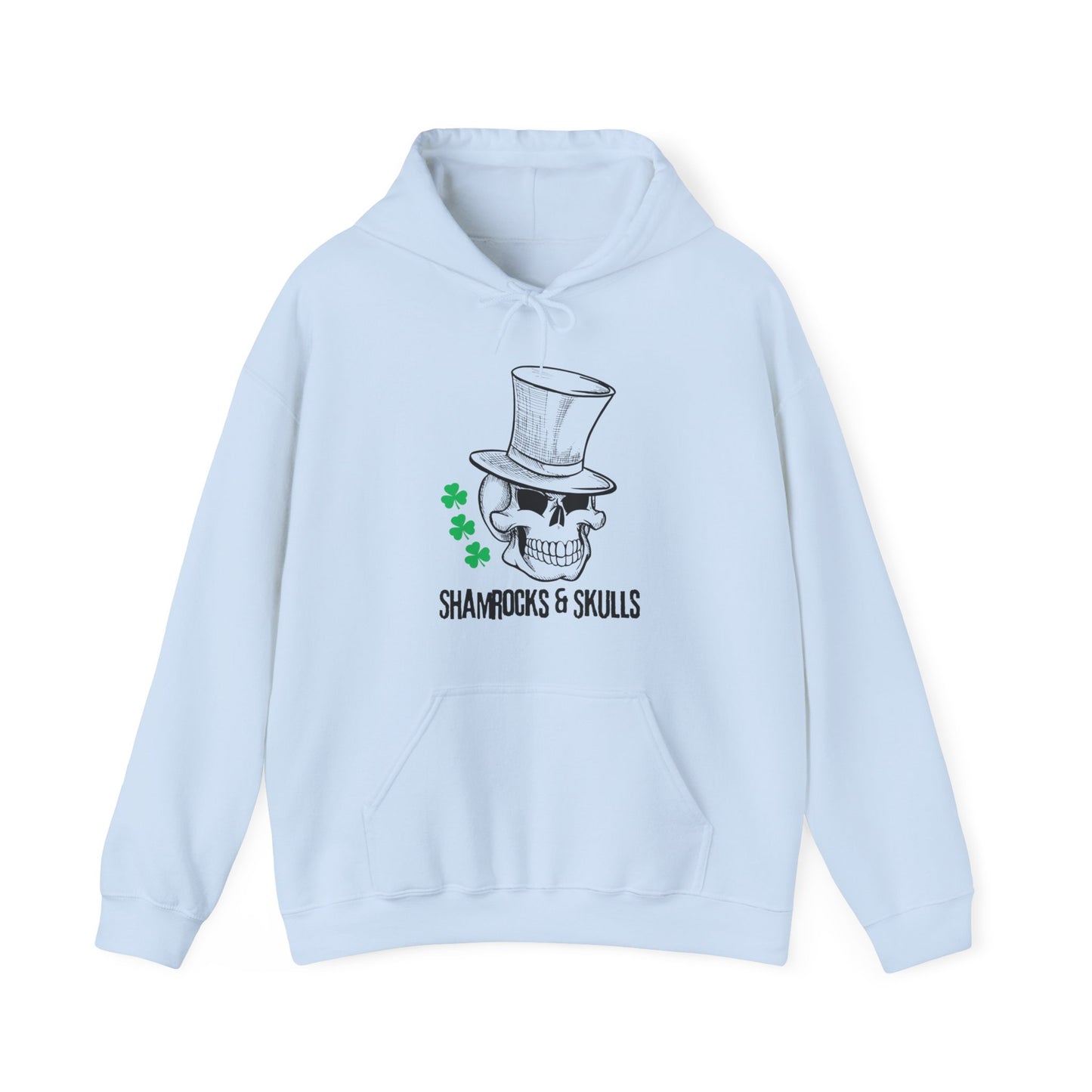 Green Shamrocks Logo Hoodie