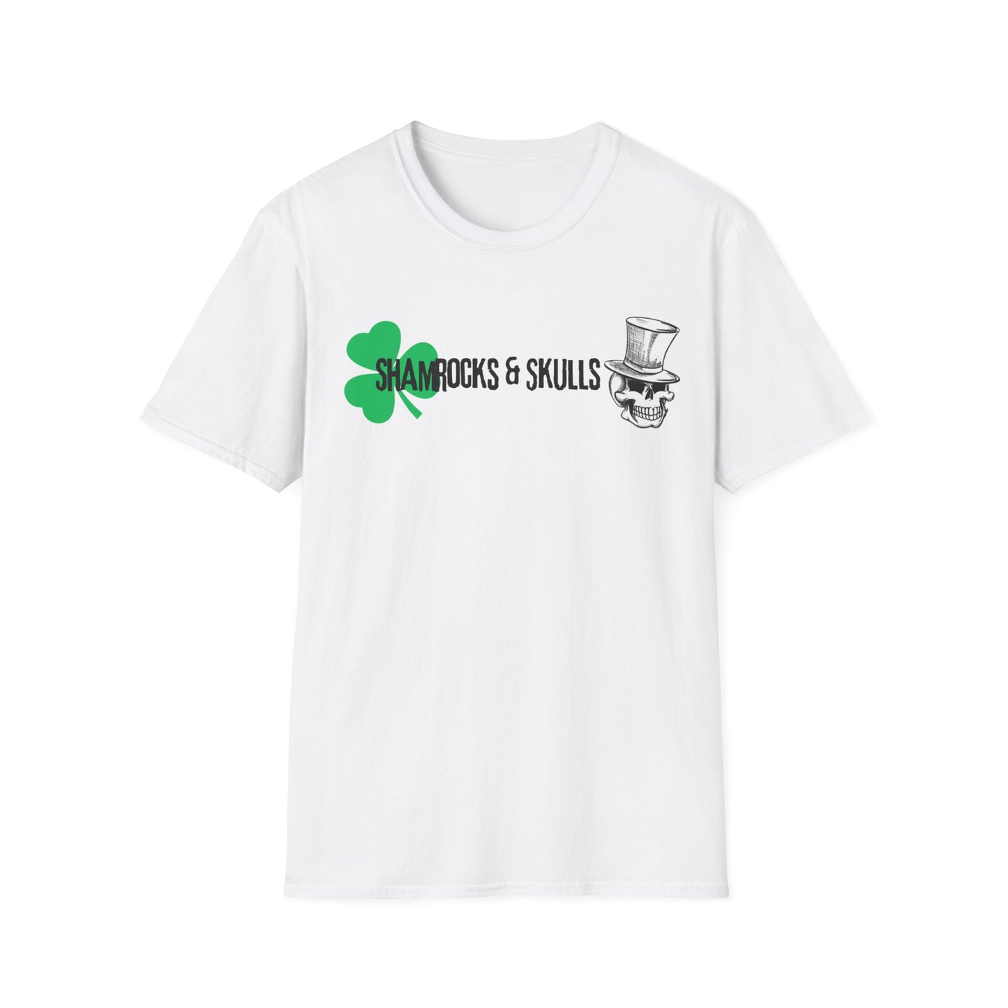 Shamrocks and Skulls Long Logo