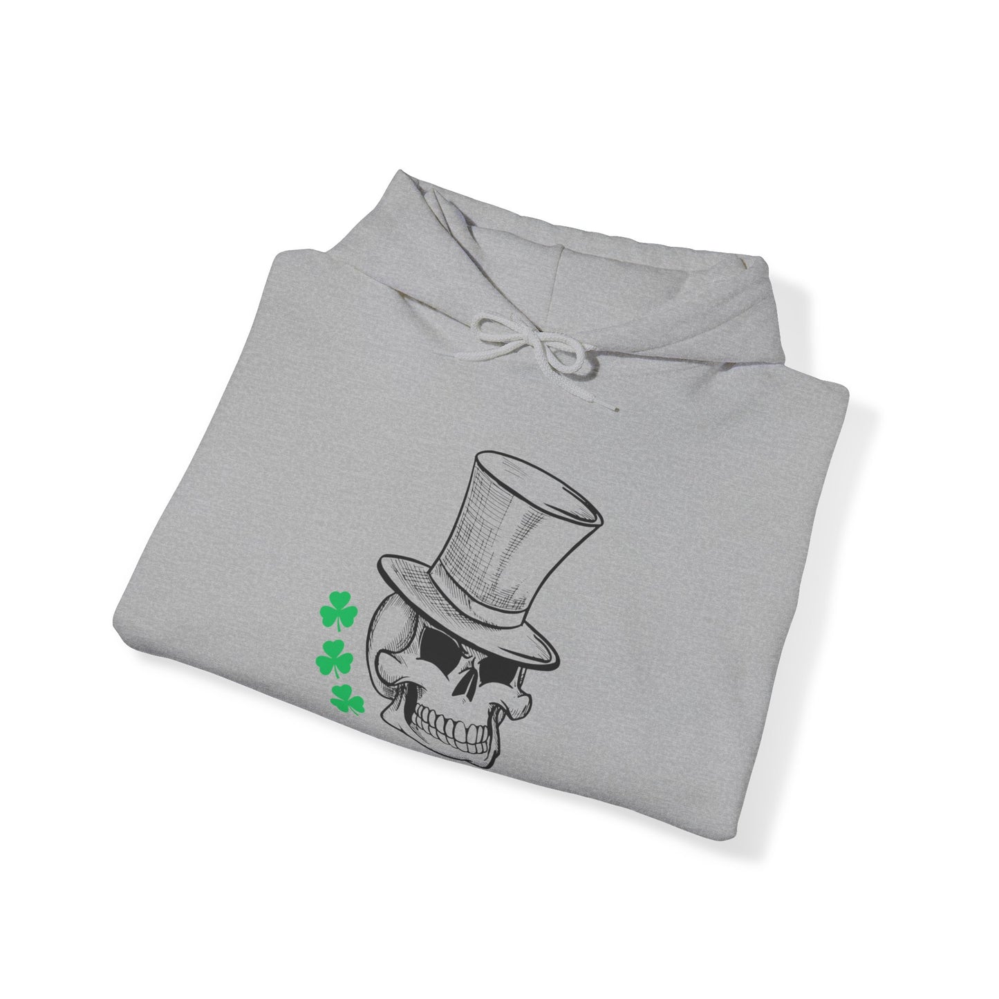 Green Shamrocks Logo Hoodie