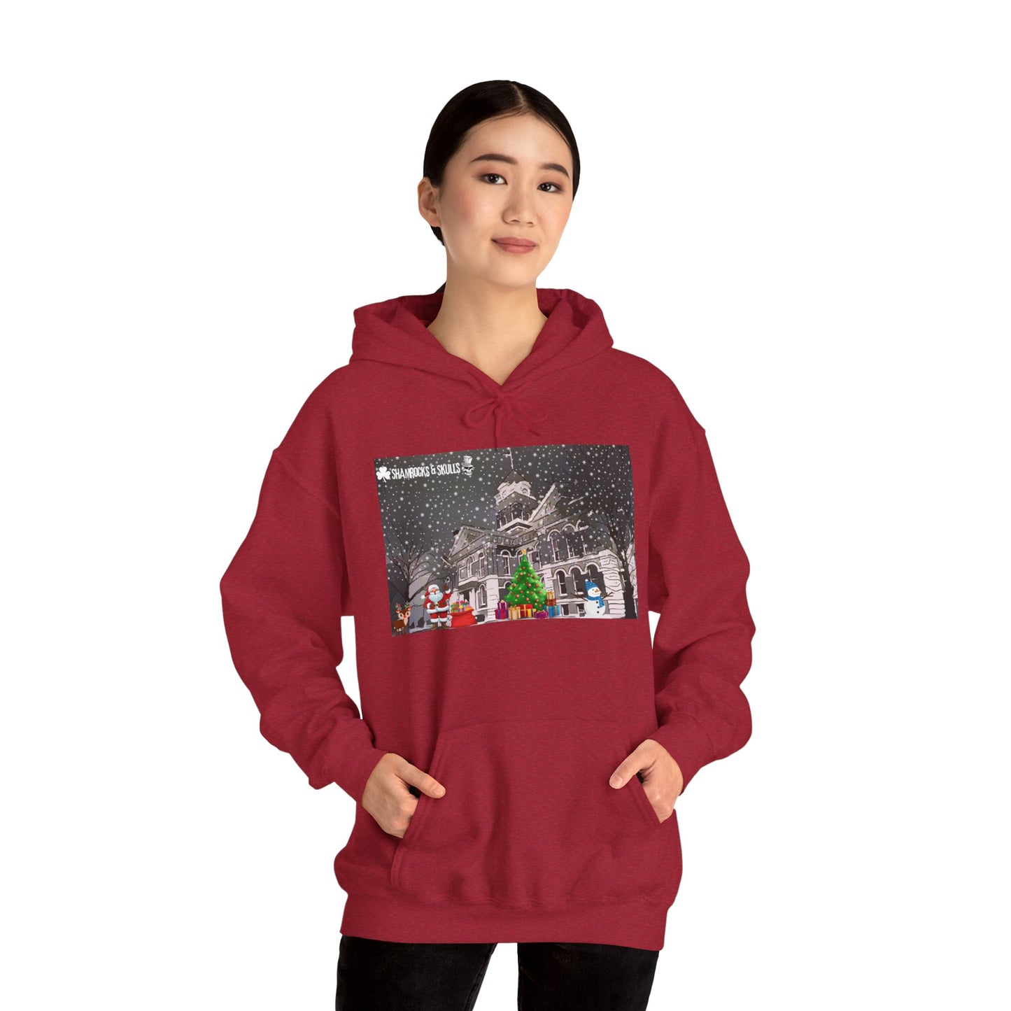 Square at Christmas Hoodie