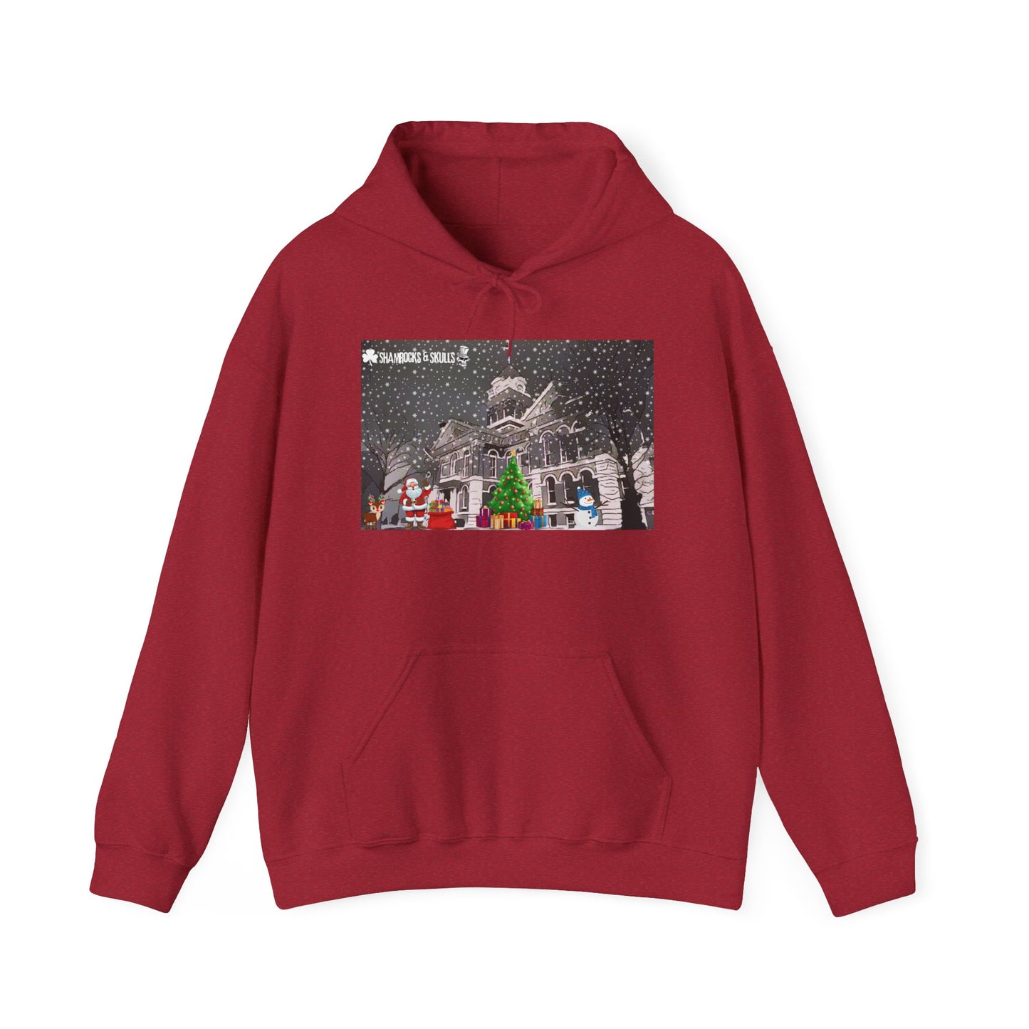 Square at Christmas Hoodie